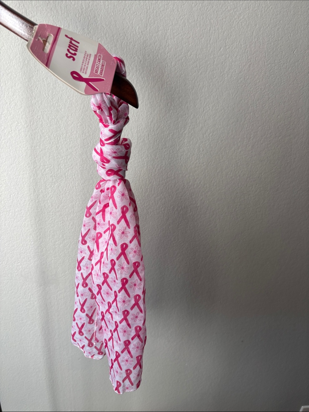 Breast Cancer Awareness Scarf